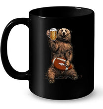 Load image into Gallery viewer, Denver Broncos Beer drinking bear shirt
