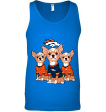 Load image into Gallery viewer, Denver Broncos Chihuahuas fan shirt
