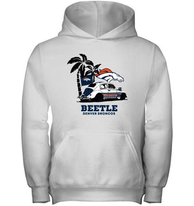 Beetle Denver Broncos on beach shirt