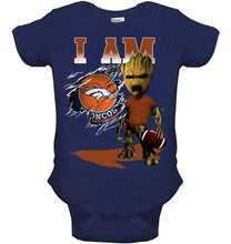 Load image into Gallery viewer, I am Denver Broncos groot shirt
