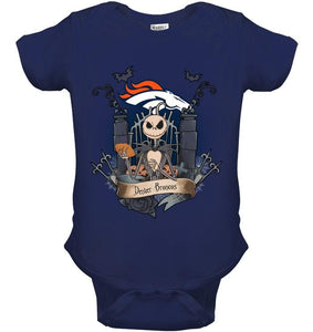 Denver Broncos Jack Skellington shirt