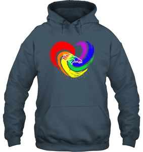 Denver Broncos lgbt tornado heart shirt