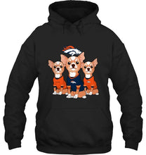 Load image into Gallery viewer, Denver Broncos Chihuahuas fan shirt
