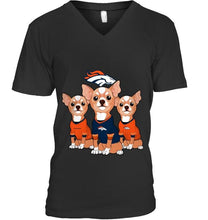 Load image into Gallery viewer, Denver Broncos Chihuahuas fan shirt
