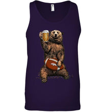 Load image into Gallery viewer, Denver Broncos Beer drinking bear shirt
