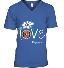 Load image into Gallery viewer, Love my Broncos Denver Broncos daisy fan shirt

