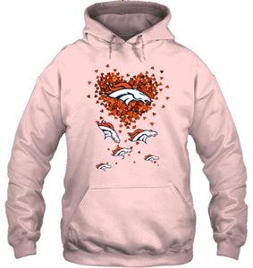 Denver Broncos tiny hearts shape shirt