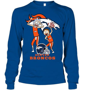 Denver Broncos Rick and morty fan shirt