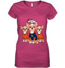 Load image into Gallery viewer, Denver Broncos Chihuahuas fan shirt
