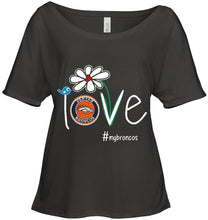 Load image into Gallery viewer, Love my Broncos Denver Broncos daisy fan shirt
