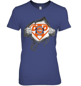 Denver Broncos dad superman shirt