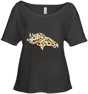 Denver Broncos tiger pattern layer shirt