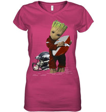 Load image into Gallery viewer, Groot loves Denver Broncos fan hoodie
