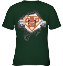 Load image into Gallery viewer, Denver Broncos dad superman shirt
