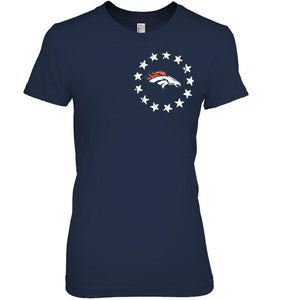 Denver Broncos american star flag shirt