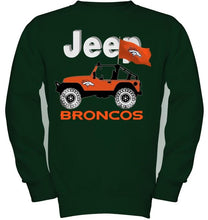 Load image into Gallery viewer, Jeep Denver Broncos fan hoodie
