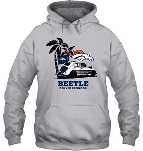 Beetle Denver Broncos on beach shirt