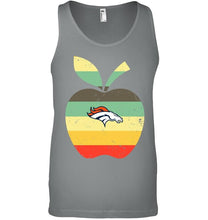 Load image into Gallery viewer, Denver Broncos teacher apple retro shirt
