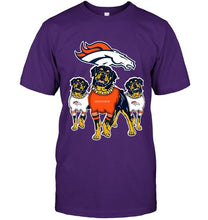 Load image into Gallery viewer, Denver Broncos Rottweilers fan hoodie
