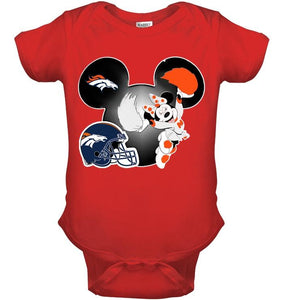 Denver Broncos Minnie cheerleader shirt