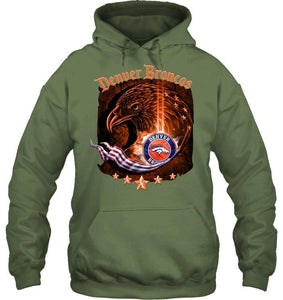denver broncos eagle american flag shirt