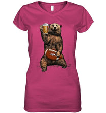 Load image into Gallery viewer, Denver Broncos Beer drinking bear shirt
