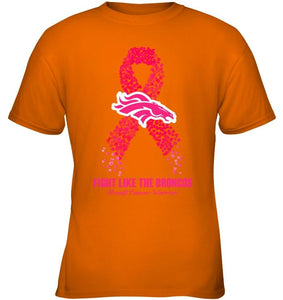 Denver Broncos fight like the Broncos br east cancer warrior shirt