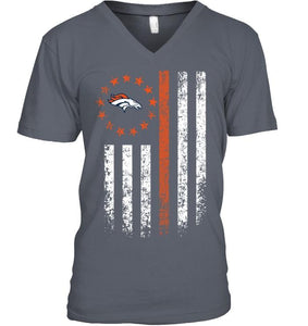 Denver Broncos american flag star shirt