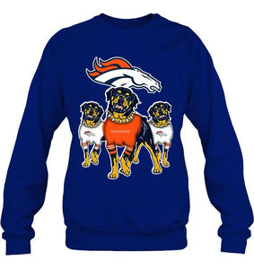 Denver Broncos Rottweilers fan hoodie