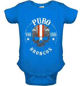 Puro Denver Broncos por vida fan shirt