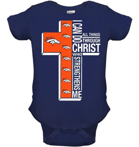 Can do all things through christ strengthens me Denver Broncos shirt