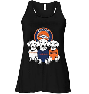 Dachshund Denver Broncos shirt