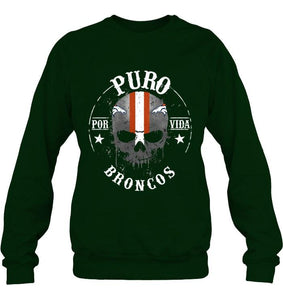 Puro Denver Broncos por vida fan shirt