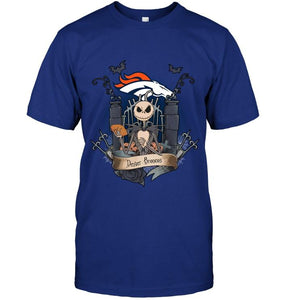 Denver Broncos Jack Skellington shirt