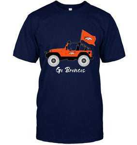 Go Denver Broncos Jeep shirt