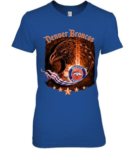 denver broncos eagle american flag shirt