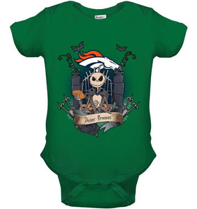 Denver Broncos Jack Skellington shirt