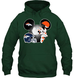 Denver Broncos Minnie cheerleader shirt