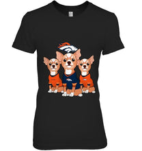 Load image into Gallery viewer, Denver Broncos Chihuahuas fan shirt
