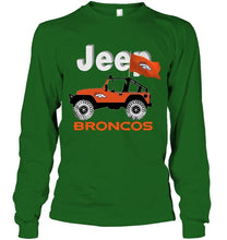 Load image into Gallery viewer, Jeep Denver Broncos fan hoodie
