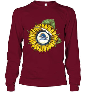 sunflower Boise State Broncos fan shirt