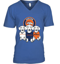 Load image into Gallery viewer, Dachshund Denver Broncos shirt
