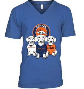 Dachshund Denver Broncos shirt