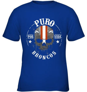 Puro Denver Broncos por vida fan shirt