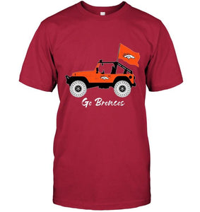 Go Denver Broncos Jeep shirt