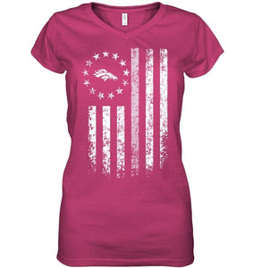 Denver Broncos american flag stars shirt