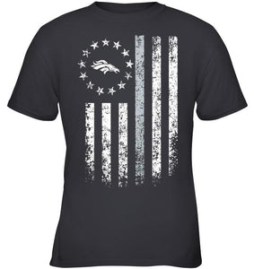 Denver Broncos american flag stars shirt