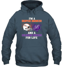 Load image into Gallery viewer, i&#39;m a Denver Bronco and a Colorado Rockie for life shirt
