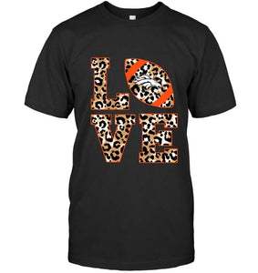 Love Denver Broncos panther pattern shirt