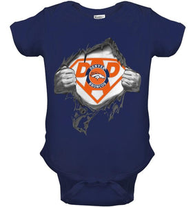 Denver Broncos dad superman shirt